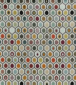 Pelangi Velvet Fabric by Osborne & Little Pink/Orange