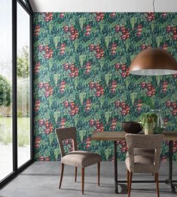 Green Wall Wallpaper by Osborne & Little 1