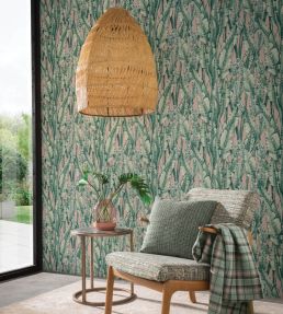 Tiger Leaf Wallpaper by Osborne & Little 2