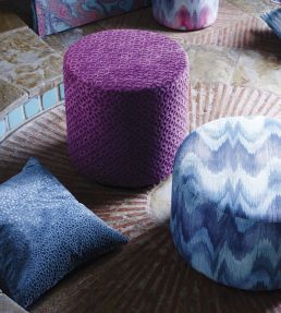 Mannar Fabric by Osborne & Little Aubergine