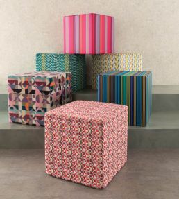 Smokey Fabric by Osborne & Little Blue