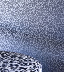 Pardus Wallpaper by Osborne & Little Metallic Silver/Pale Stone