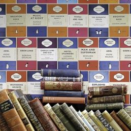 Penguin Library Wallpaper by Osborne & Little Multi