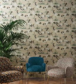 Cranes Wallpaper by Osborne & Little 1