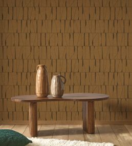 Otavia Wallpaper by Casadeco Beige cognac