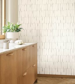 Otavia Wallpaper by Casadeco Blanc craie