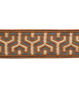 Otero Embroidered Border Trimming by Samuel & Sons Grand Canyon