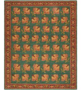 Livabliss Otis rug Green/Rust PROT2302-23 Green/Rust