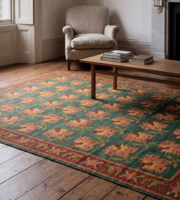 Livabliss Otis rug Green/Rust PROT2302-23 Green/Rust