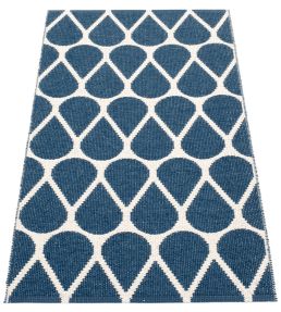 Pappelina Otis rug Ocean Blue/Vanilla OT3F714 Ocean Blue/Vanilla