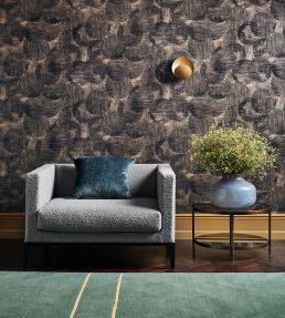 Otoko Flock Wallpaper by Black Edition Viridian