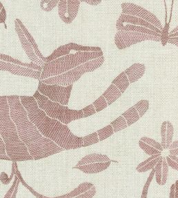 Otomi Fabric by Lewis & Wood Bunny Pink