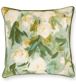 Ottavia Velvet Cushion 55 x 55cm by Romo Verdigris