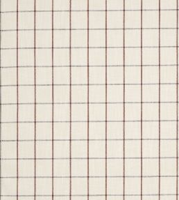 Otto Check Fabric by Jane Churchill Red