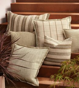 Otto Check Fabric by Jane Churchill Red