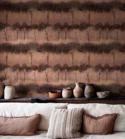 Ourika Trees Wallpaper by Coordonne Rose