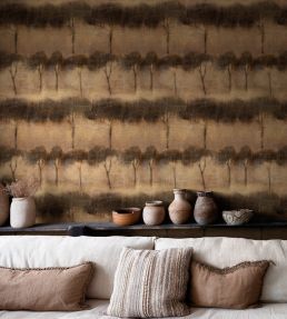 Ourika Trees Wallpaper by Coordonne Sienna