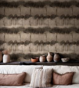 Ourika Trees Wallpaper by Coordonne Stone