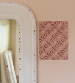 Oxalis Oak Fabric by Sophie Harpley Rose