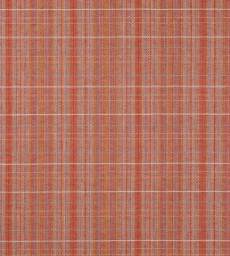 Oxana Check Fabric by Jane Churchill Red