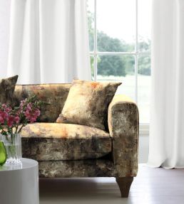 Oxidize Fabric by Arley House Brown / Rust