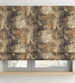 Oxidize Fabric by Arley House Brown / Rust