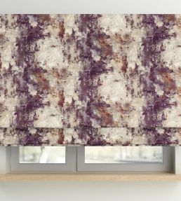 Oxidize Fabric by Arley House Plum / Stone