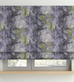 Oxidize Fabric by Arley House Purple / Moss