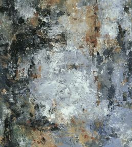 Oxidize Fabric by Arley House Silver / Beige