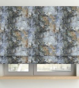 Oxidize Fabric by Arley House Silver / Beige