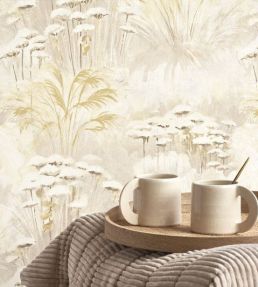 Oyat Wallpaper by Casadeco Beige Creme