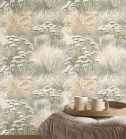 Oyat Wallpaper by Casadeco Celadon