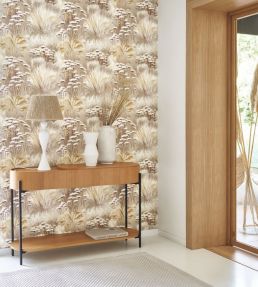 Oyat Wallpaper by Casadeco Terre de Sienne