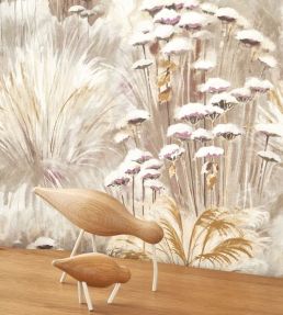 Oyat Wallpaper by Casadeco Terre de Sienne