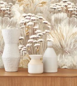 Oyat Wallpaper by Casadeco Terre de Sienne