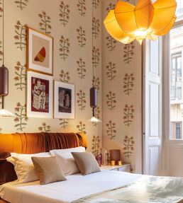 Pacific Blooming Wallpaper by Tres Tintas Beige