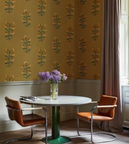 Pacific Blooming Wallpaper by Tres Tintas Ocher