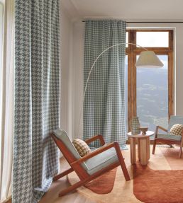 Pacte Fabric by Casamance Orange Brule Beige