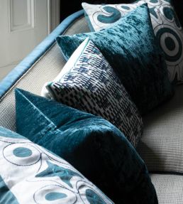 Paddy Cushion 50 x 50cm by William Yeoward Olive
