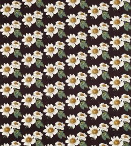 Paeonia Fabric by Harlequin Black Earth / Fig Leaf / Nectar