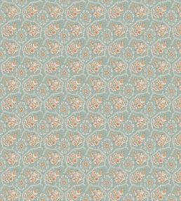 Pagelle Fabric by Nina Campbell Aqua