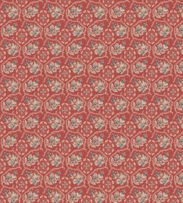 Pagelle Fabric by Nina Campbell Red