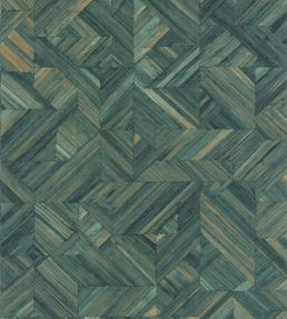 Paille Wallpaper by Casadeco Vert Canopee