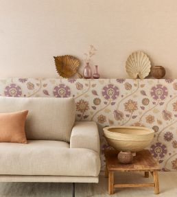 Indira Wallpaper by Eijffinger Cream/Orange