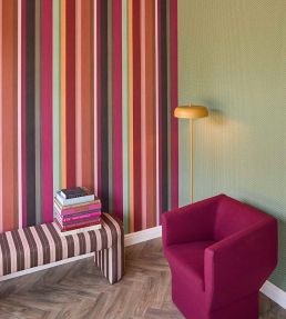 Painterly Wallpaper by Eijffinger Raspberry