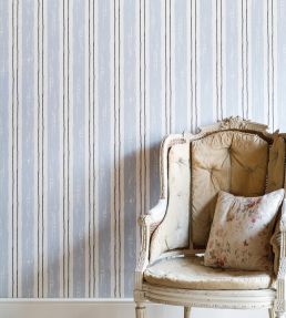 Painter's Stripe Wallpaper by Barneby Gates Blue