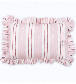 Painter's Stripe Cushion 51 x 33cm by Barneby Gates Pink