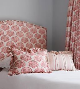 Painter's Stripe Cushion 51 x 33cm by Barneby Gates Pink