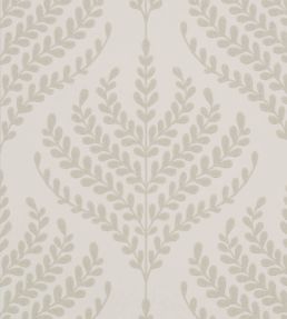 Paisley Fern Wallpaper by Liberty Pewter White