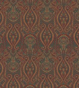 Paisley Fabric by Nobilis Burgundy